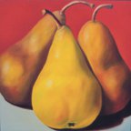 "A Trio of Yellow Pears"