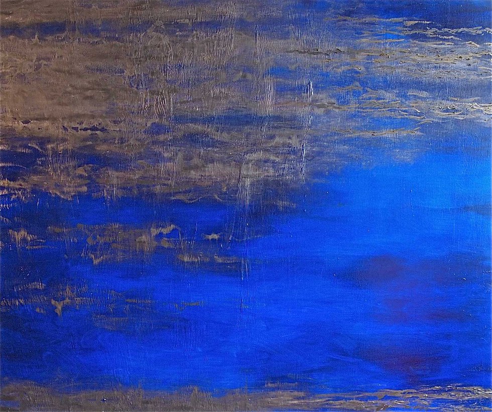 "Debra Van Tuinen, oil on canvas 5' x 6'"