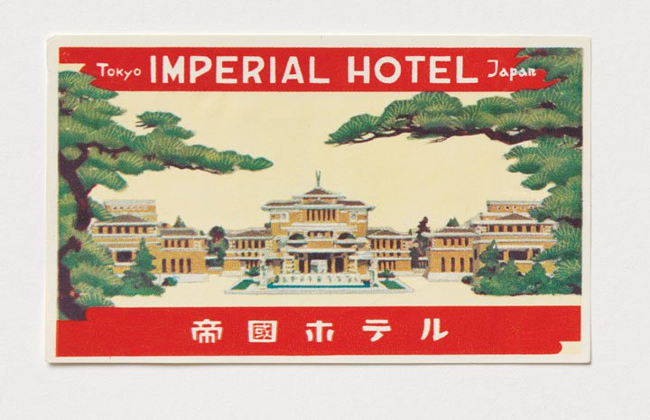 "Imperial Hotel, Japan, Luggage Label"