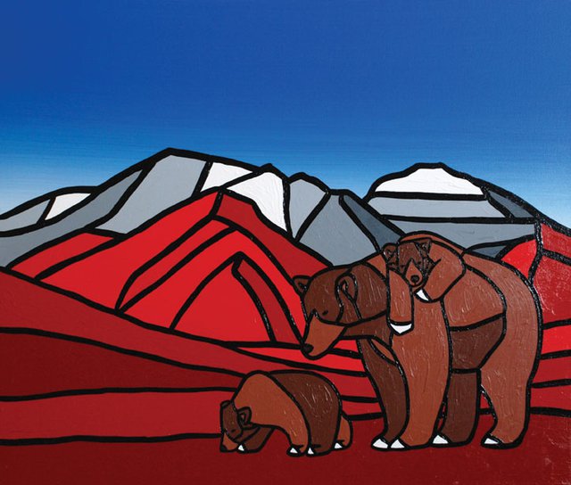 "Bear Family Canmore"