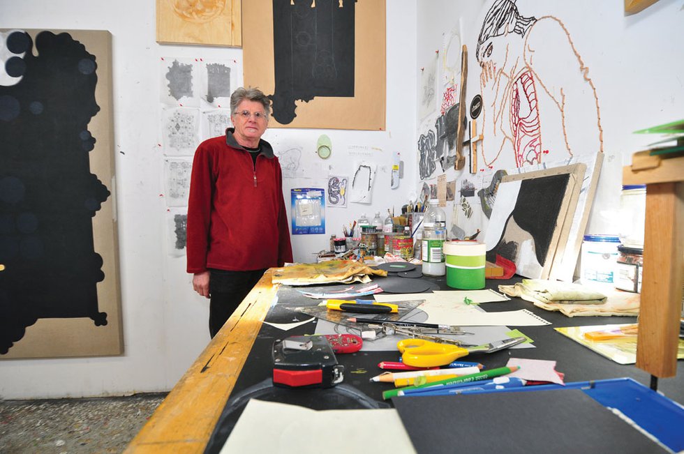 "Bill Rodgers in his Calgary studio"