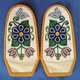 "Moccasin tops created by Florence Moses of Whitehorse"
