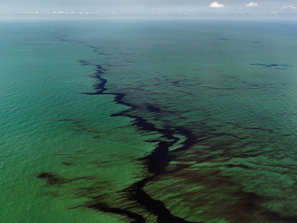 "Oil Spill #10, Oil Slick, Gulf of Mexico, June 24"