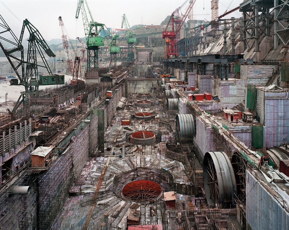 "Dam #6, Three Gorges Dam Project, Yangtze River, China"