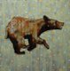 "Animal Painting #013-0830 (cinnamon bear)"