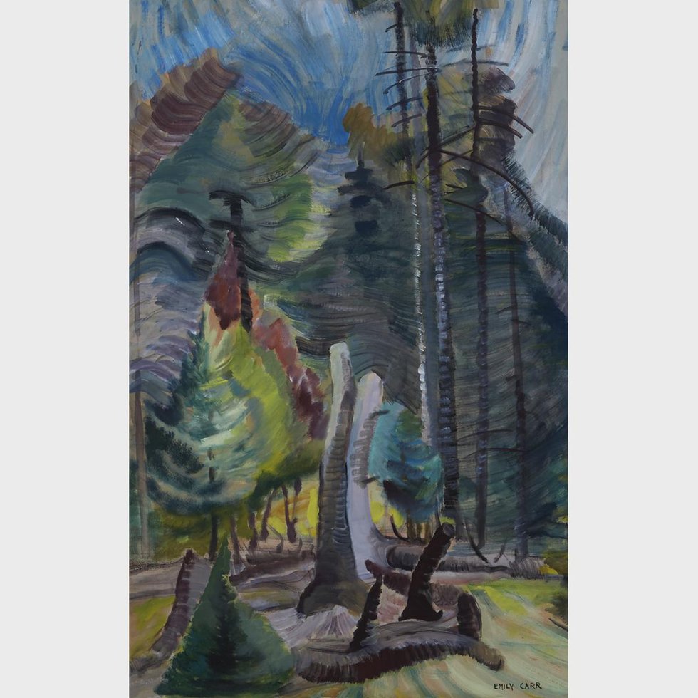 M. Emily Carr "Forest Clearing"
