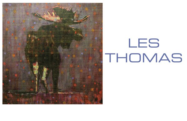 "Les Thomas Exhibition" poster