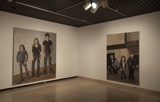 Michèle Mackasey: "face à nous" Exhibition Installation
