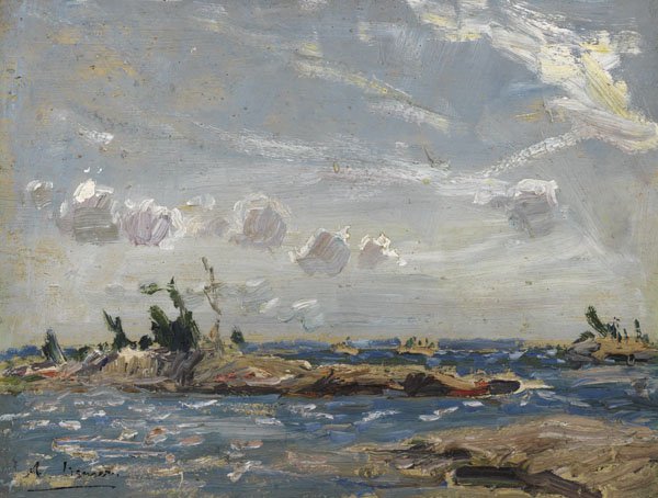ARTHUR LISMER "Georgian Bay, Near MacCallum's Island" 1916