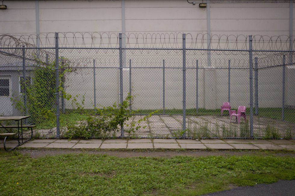 "Exercise yard built for female inmates, but never used"