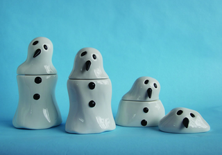 "Melting Snowman Canisters"