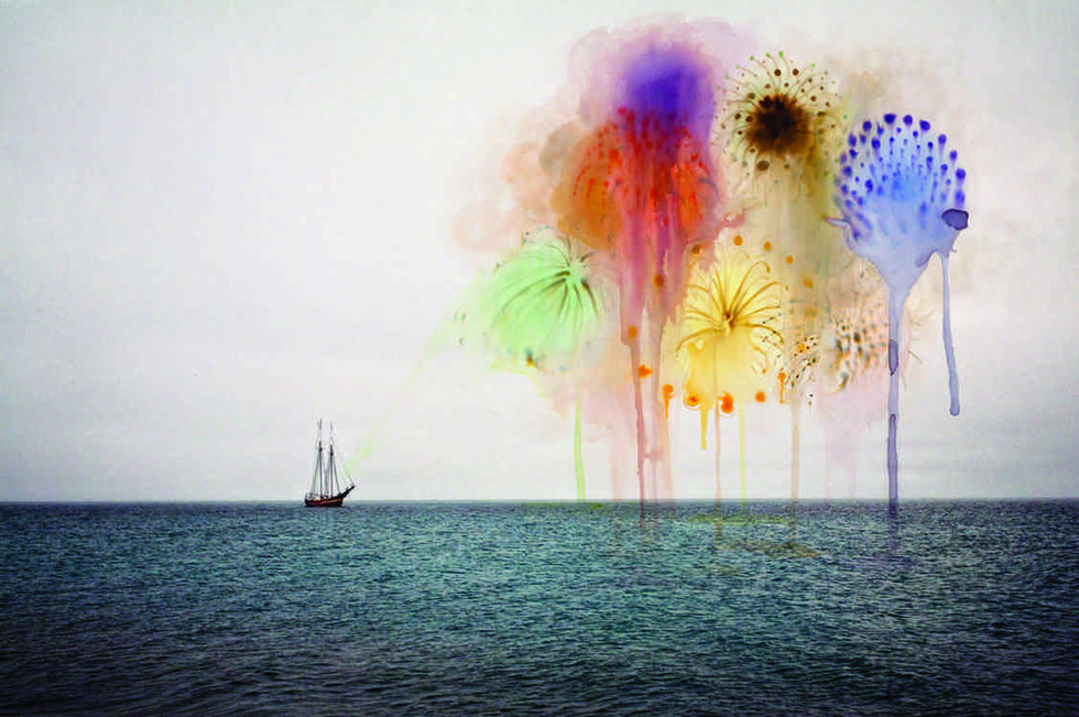 Sarah Anne Johnson,  "Fireworks (Arctic Wonderland)", 2010
