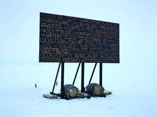 Kevin Schmidt, "A Sign in the Northwest Passage," 2010-present.