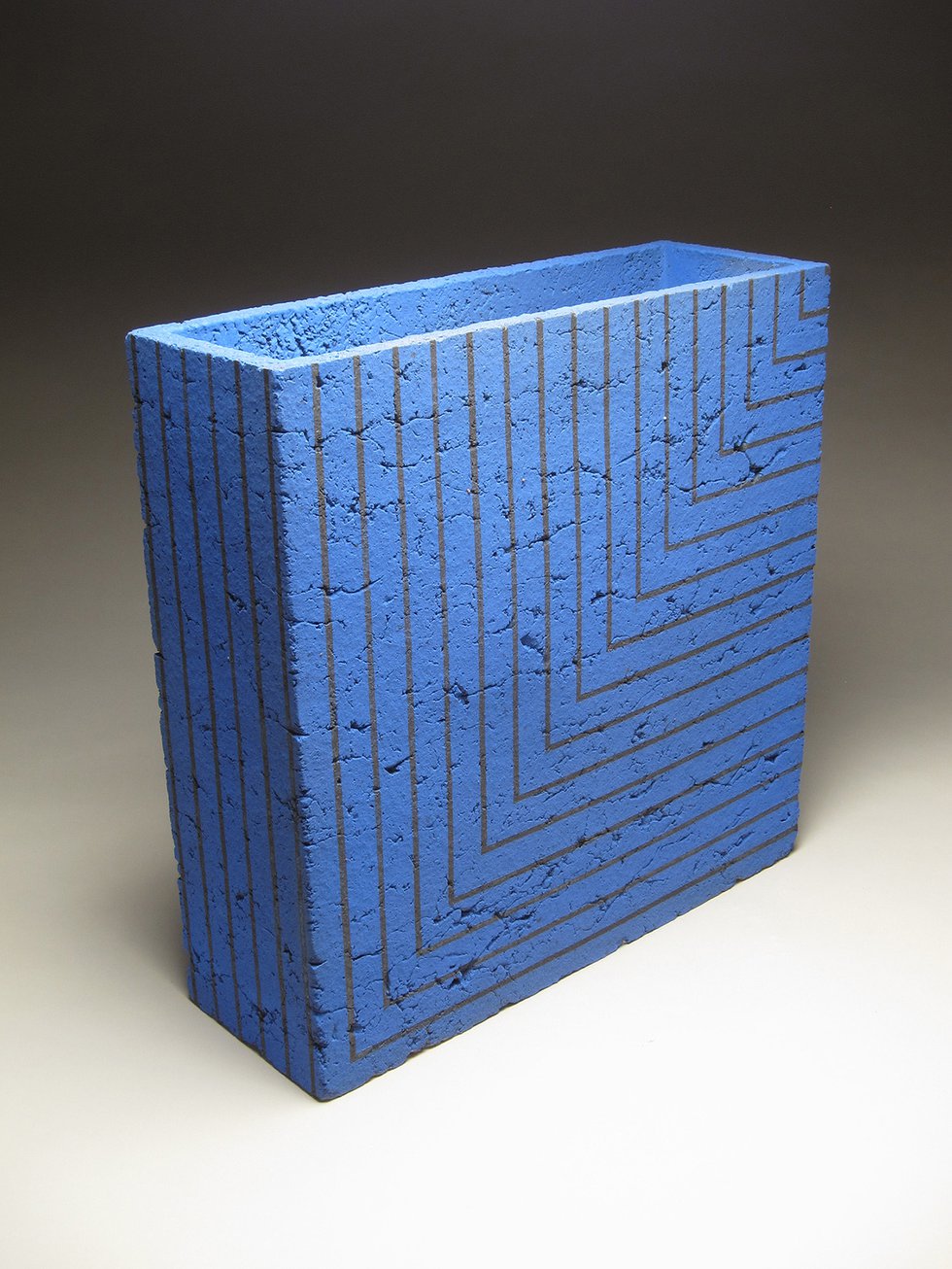 Zane Wilcox, "Section 3",reduction fired stoneware Dimensions: 18 x 18 x 6 in.