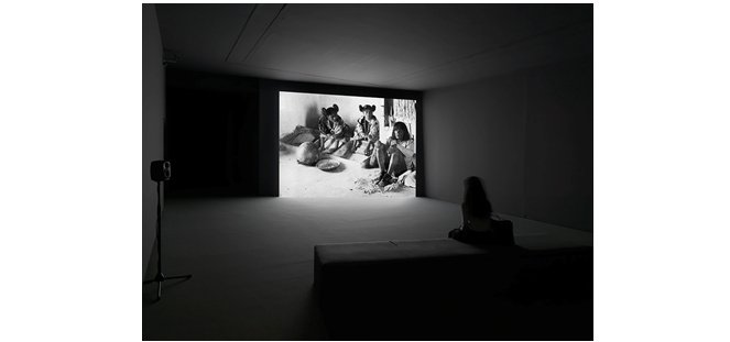 Geoffrey Farmer, installation view of "Look in my face; my name is Might-have-been; I am also called No-more, Too-late, Farewell", 2010–