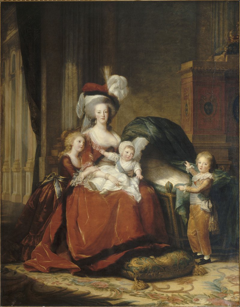 Élisabeth Louise Vigée Le Brun, "Marie Antoinette and Her Children", 1787