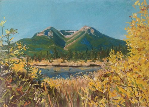 Marla Schole, "Twin Peaks – Vermilion Lakes - Banff"