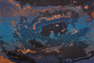 Ruth Beer, "Oil Topography," 2014