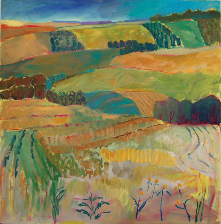 Lynn Malin, "Vista Near Pine Lake," 2014