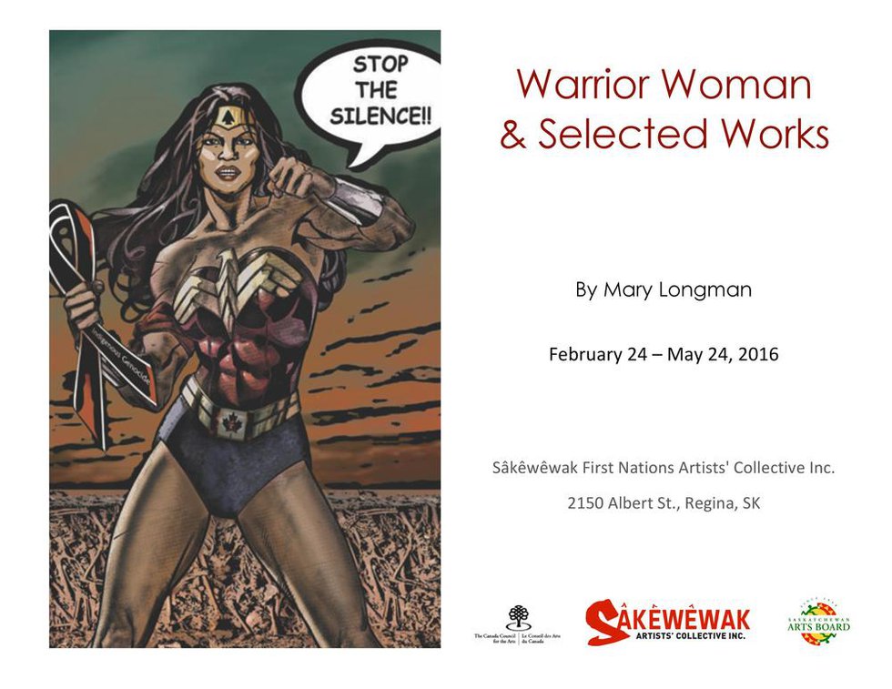 Mary Longman_Warrior Woman invitation
