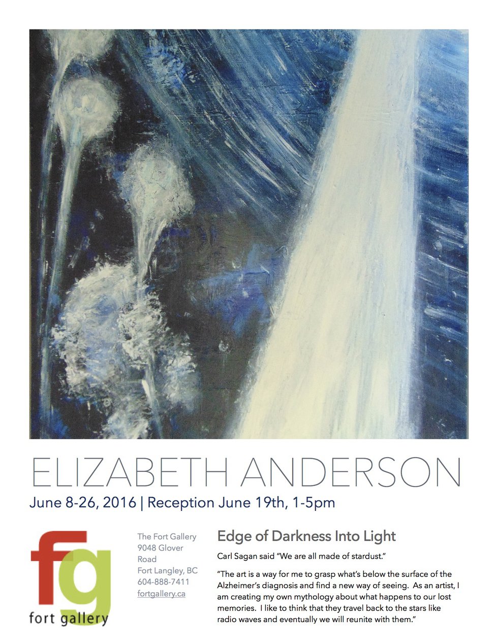 Elizabeth Anderson invitation
