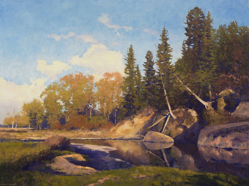 Chris Flodberg, "Boulder Creek, Late Afternoon," 2015