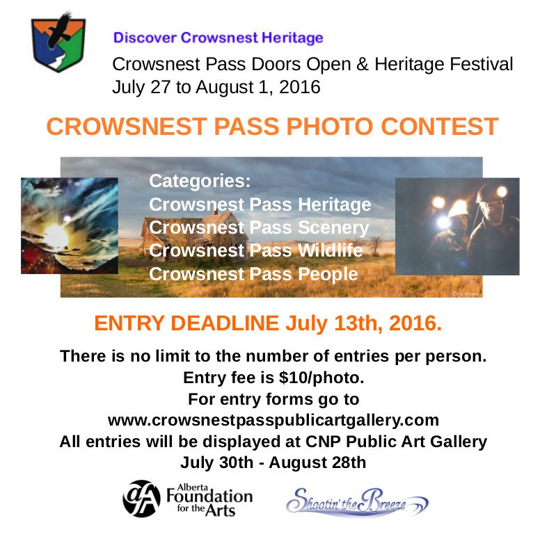 Crowsnest Pass photo contest