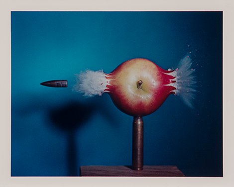 Harold Edgerton, "Bullet Through Apple," 1984