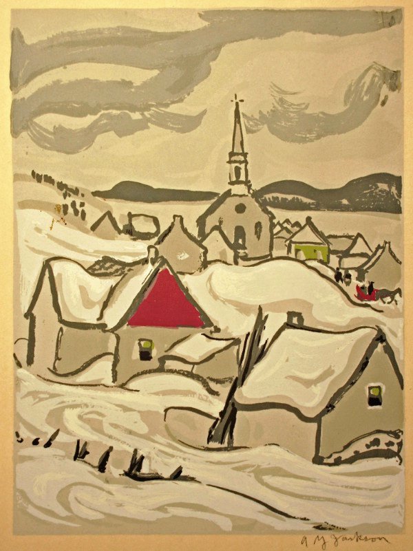 A. Y. Jackson,  "Winter in St Fidele," nd