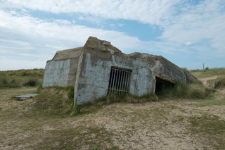 Leslie Hossack, “Bunker, Juno Beach, Courseulles-sur-Mer,” 2015