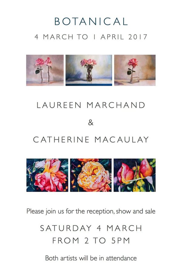 Laureen Marchand &amp; Catherine Macaulay, "Botanical" invitation