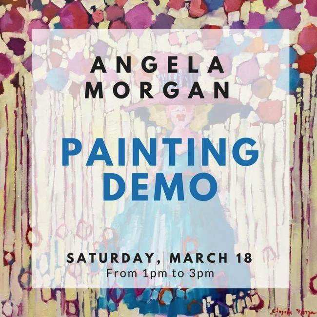 Angela Morgan, "Painting Demo"