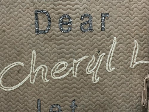 Kristin Nelson, "Dear Cheryl," 2017