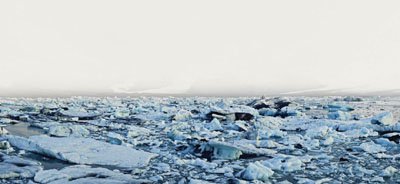 "Ice Filled Lake, Iceland" 