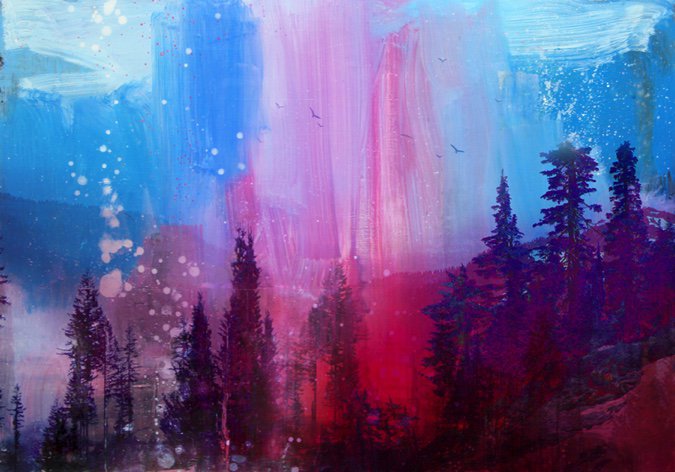 Steven Nederveen, "Forest in Pink," nd